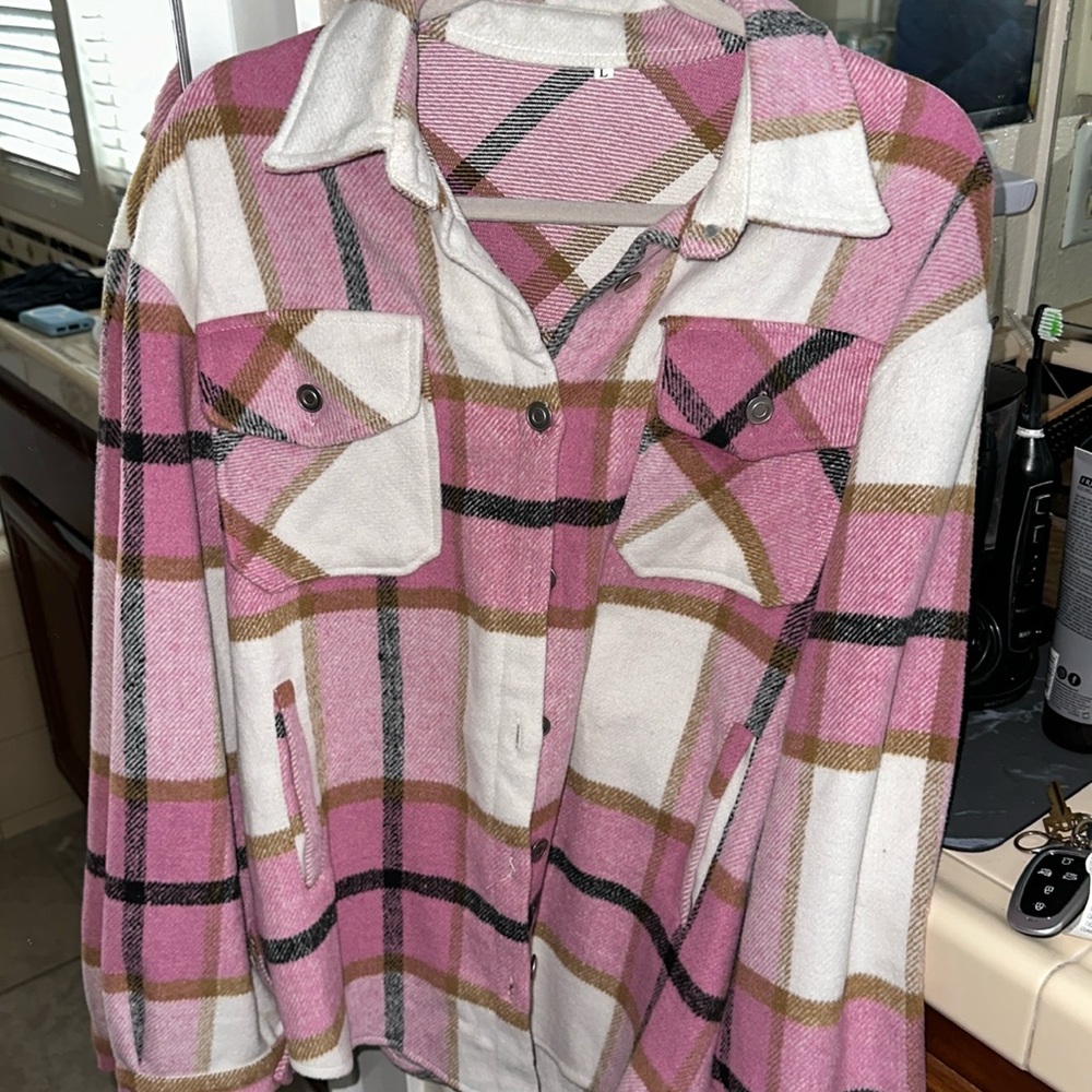 Plaid Shacket - Picture 2 of 6